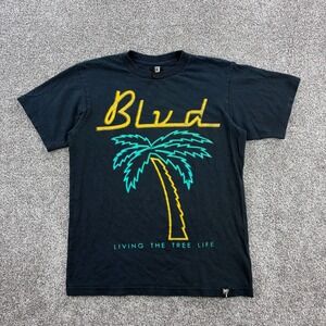 Blvd Supply Shirt Mens Medium Black Living The Tree Life Pal Tree BLVD Supply